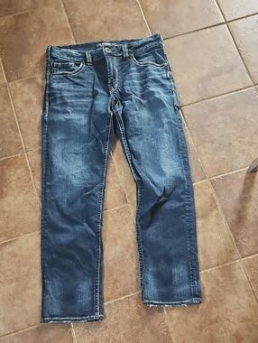Silver Jeans Men's Dark Blue Straight Leg Denim 34/32